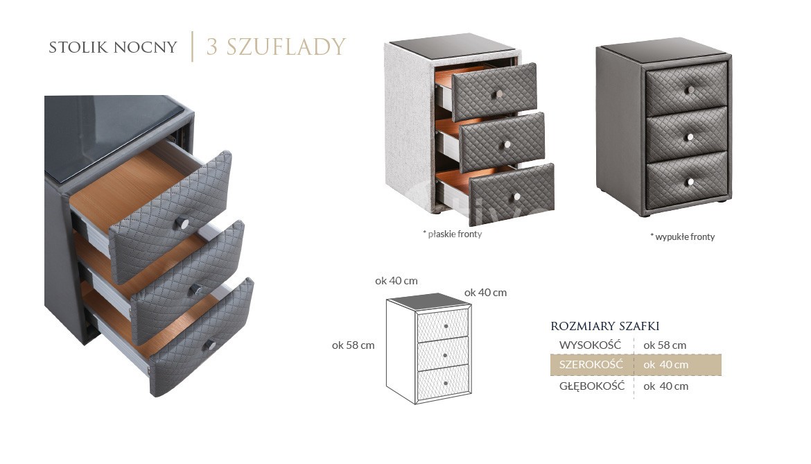 łóżko systemowe stoliki